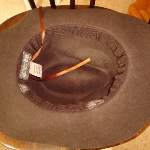 FIRM NWT SAN DIEGO HAT COMPANY NICOLE WOOL RANCHER CHESTNUT main image 6